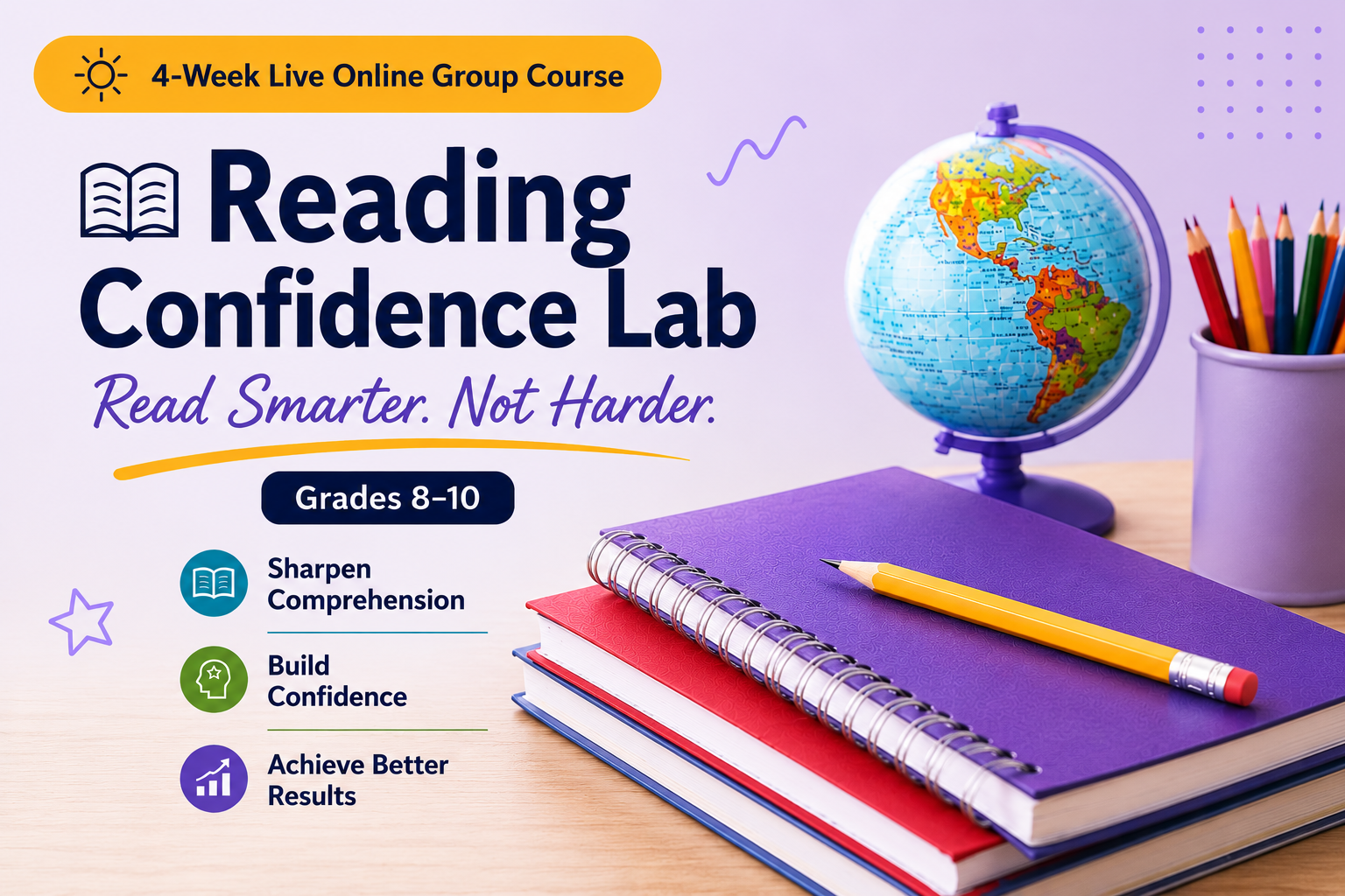 Reading Confidence Lab program helping students build reading fluency, comprehension, and confidence.
