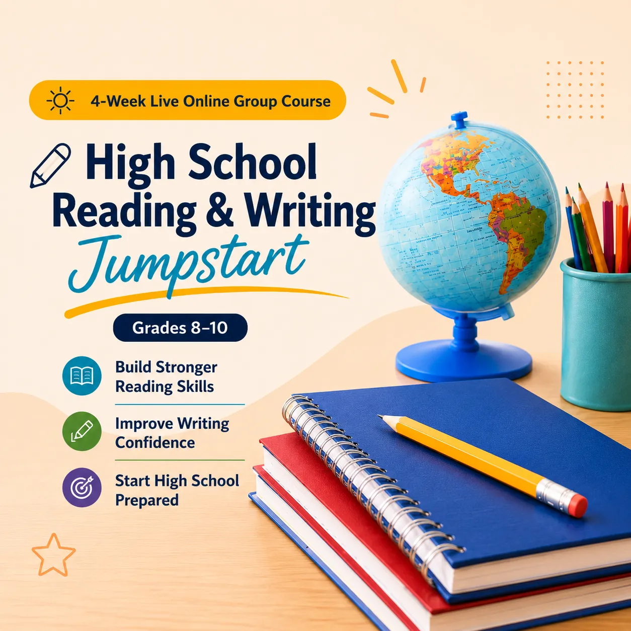 Reading and writing jumpstart programme helping students strengthen literacy and prepare for high school success